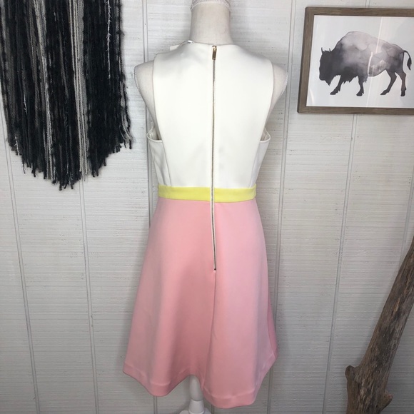 ERIN by Erin featherston color block yellow and off white dress NWT - Picture 13 of 17